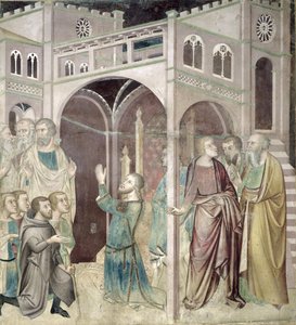 Job Thanking God, 1356-67 by also Manfredi de Battilori Bartolo di Fredi